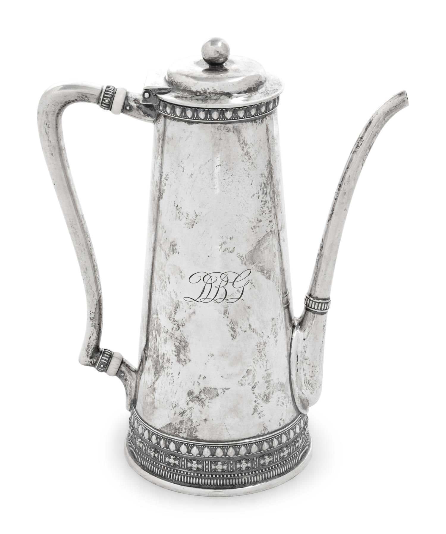 A Tiffany & Co. Silver Coffee Pot