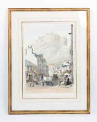 A Collection of Three Decorative Prints Height of first 13 1/2 x width 8 1/4 inches.
