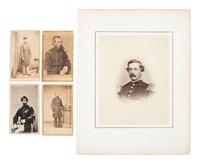 [CIVIL WAR]. 6 portraits of Medal of Honor recipients, incl. Generals Absalom BAIRD, Abraham K. ARNOLD, Charles P. MATTOCKS, and David S. STANLEY.