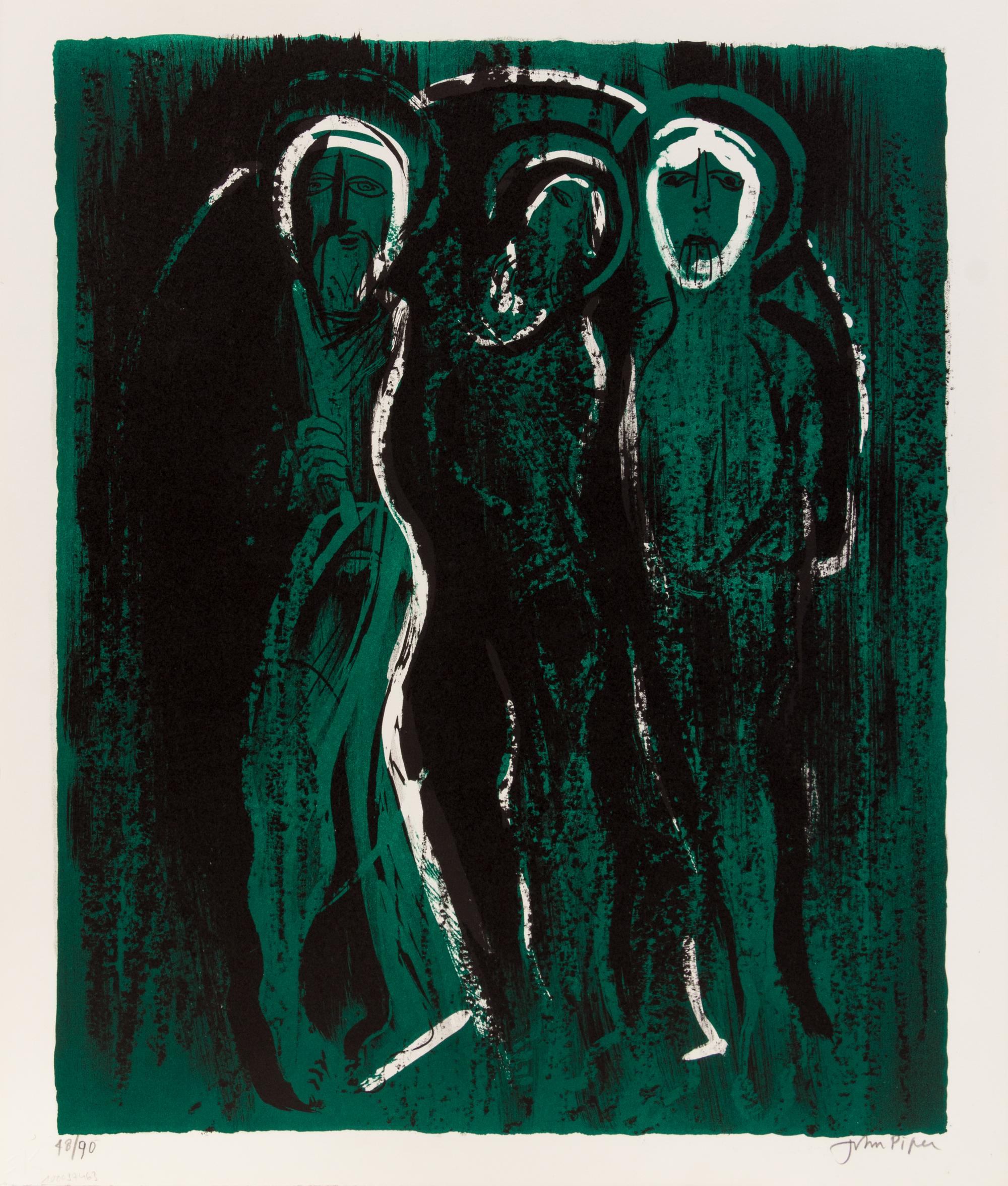 John Piper, (British,1903-1992), The Visitation, 1975