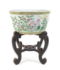 A Chinese Porcelain Basin Diameter 21 1/1 inches. — 20TH CENTURY