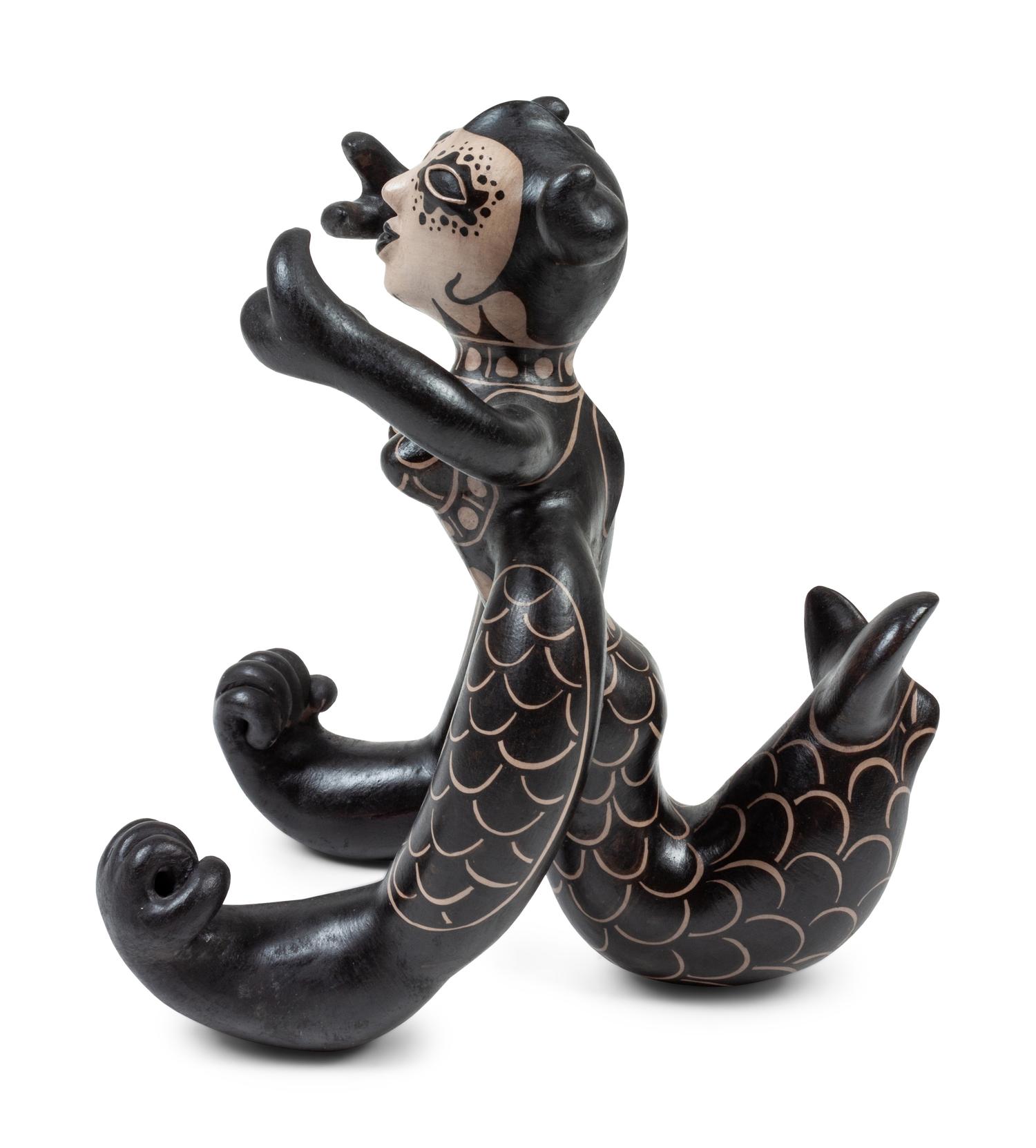 Pottery Figure, Mermaid