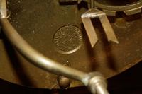 A Louis XVI Style Gilt Bronze Mantel Clock