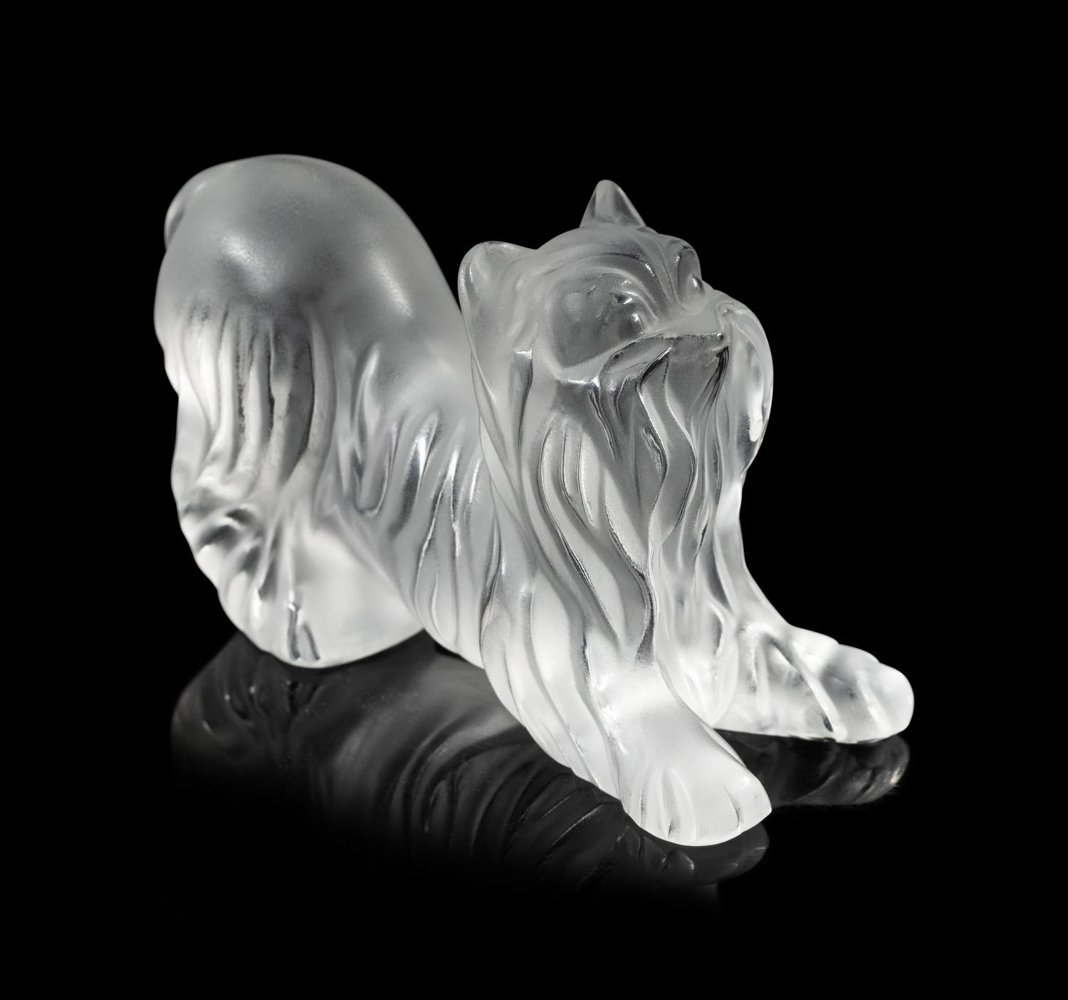 A Lalique Dog Figure