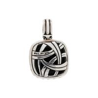 DAVID YURMAN, ONYX AND DIAMOND 'ALBION' PENDANT