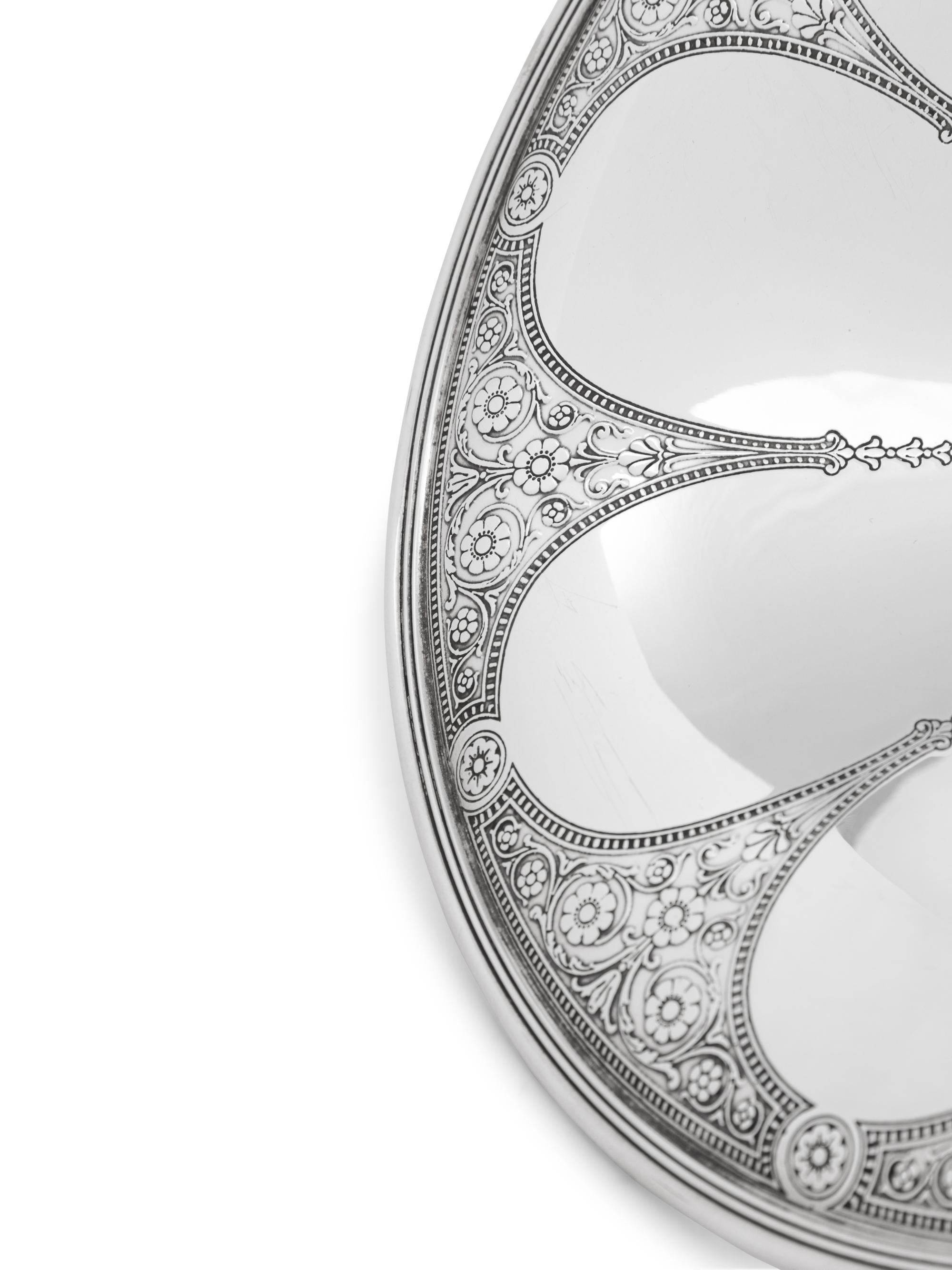 A Tiffany and Co. Silver Fruit Stand