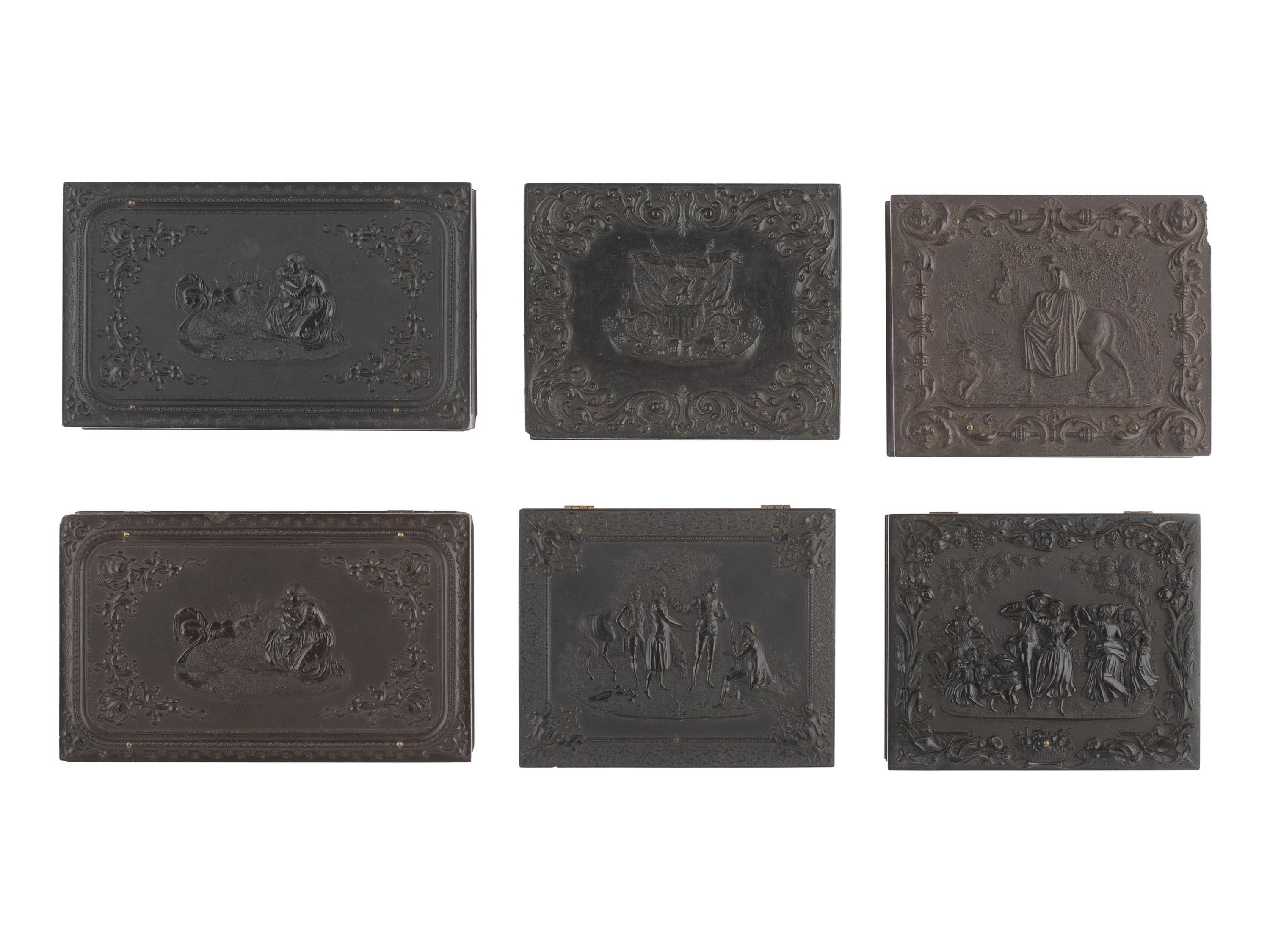 [EARLY PHOTOGRAPHY]. 23 assorted figural Union cases.