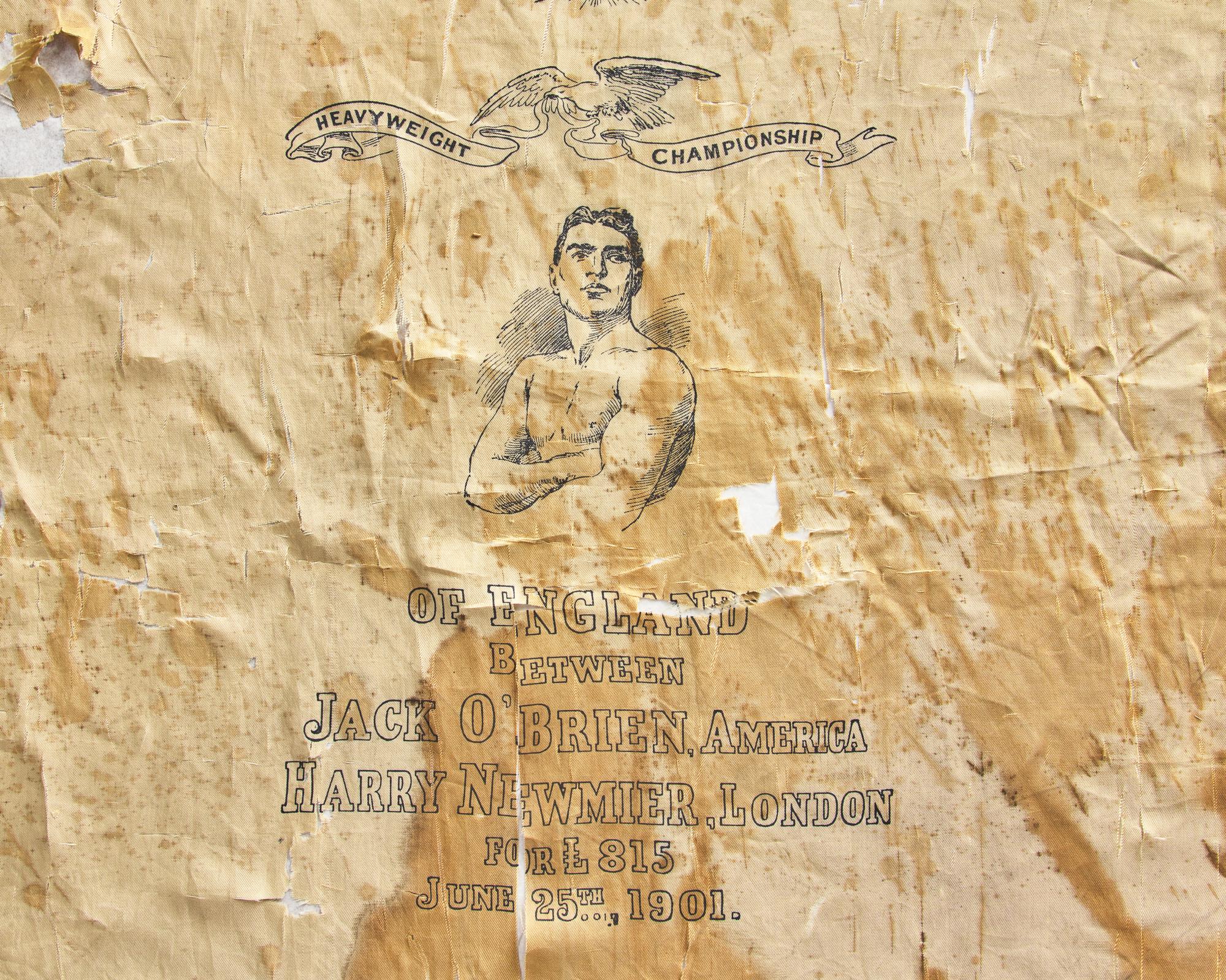 [Boxing] [O'Brien, “Philadelphia Jack”] Boxing Silk