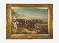 William Brooke Thomas Trego (American, 1859-1909) - The Charge of Custer at Winchester
