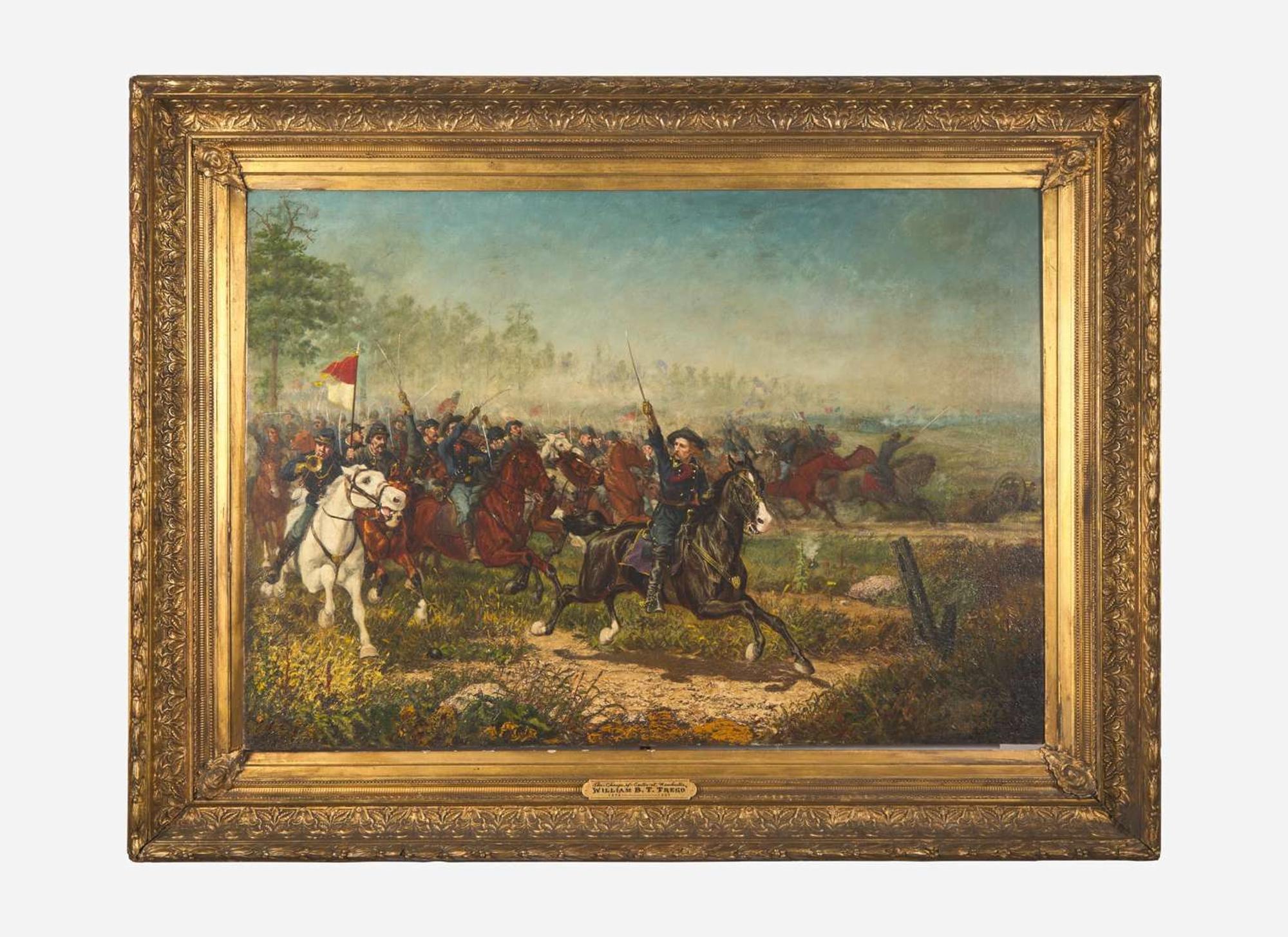 William Brooke Thomas Trego (American, 1859-1909) - The Charge of Custer at Winchester