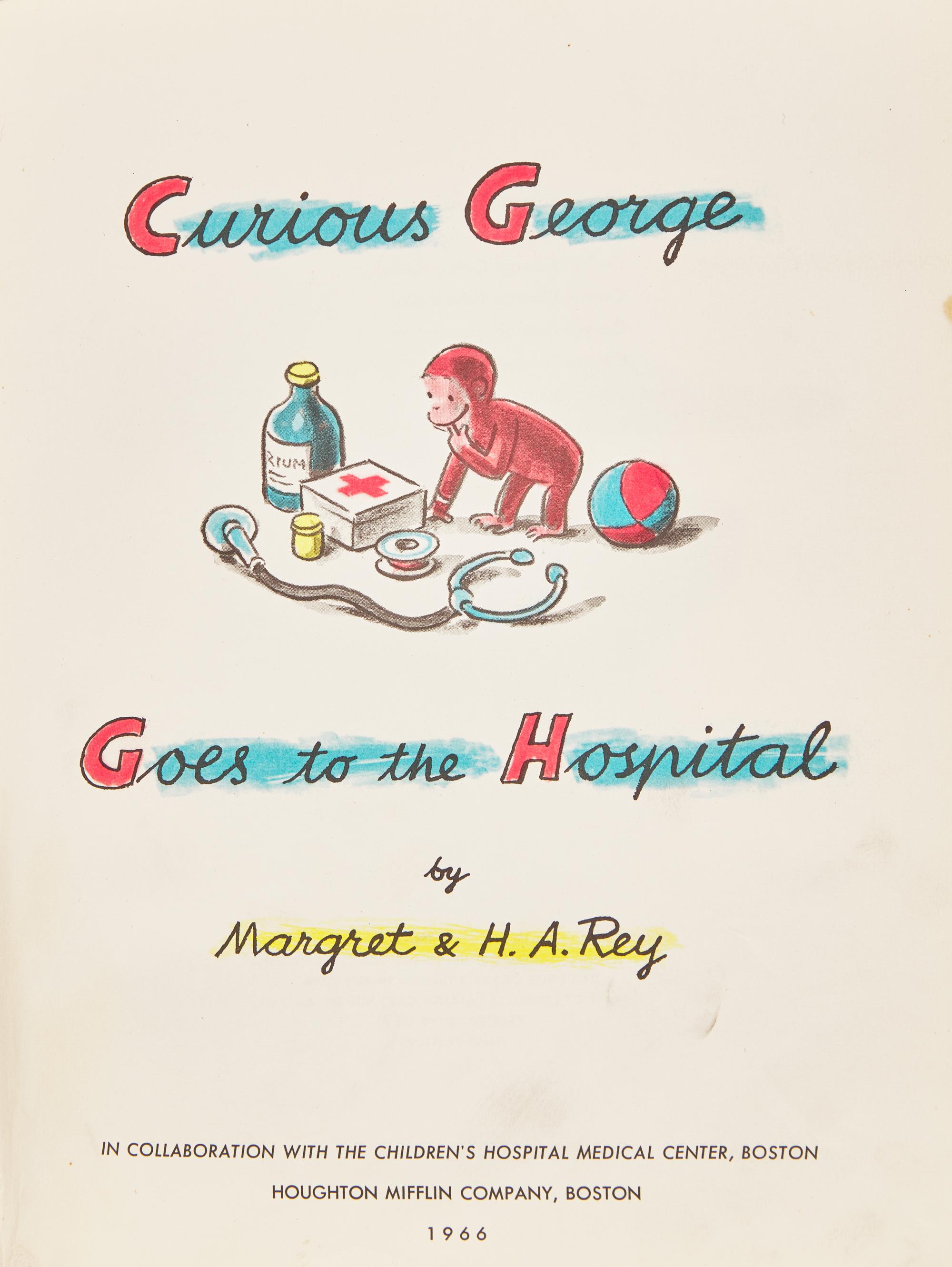 [Children's & Illustrated] Rey, Margret, and H.A. Rey. Curious George Goes to the Hospital