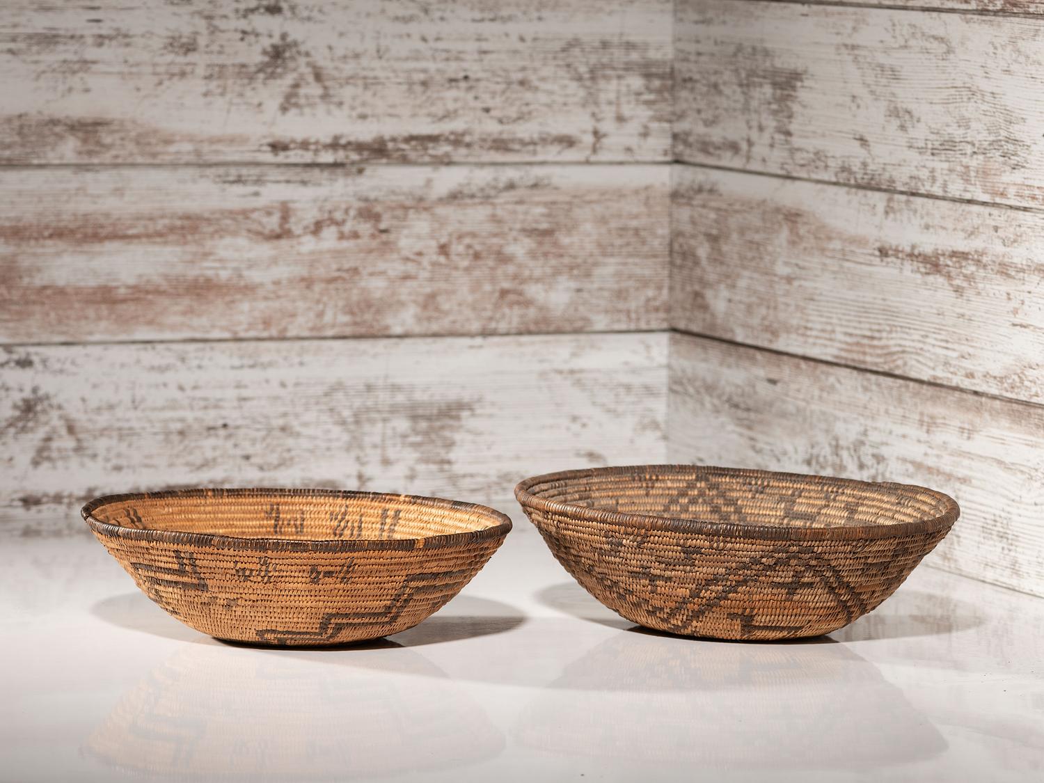 Apache Figural Baskets, with Dogs