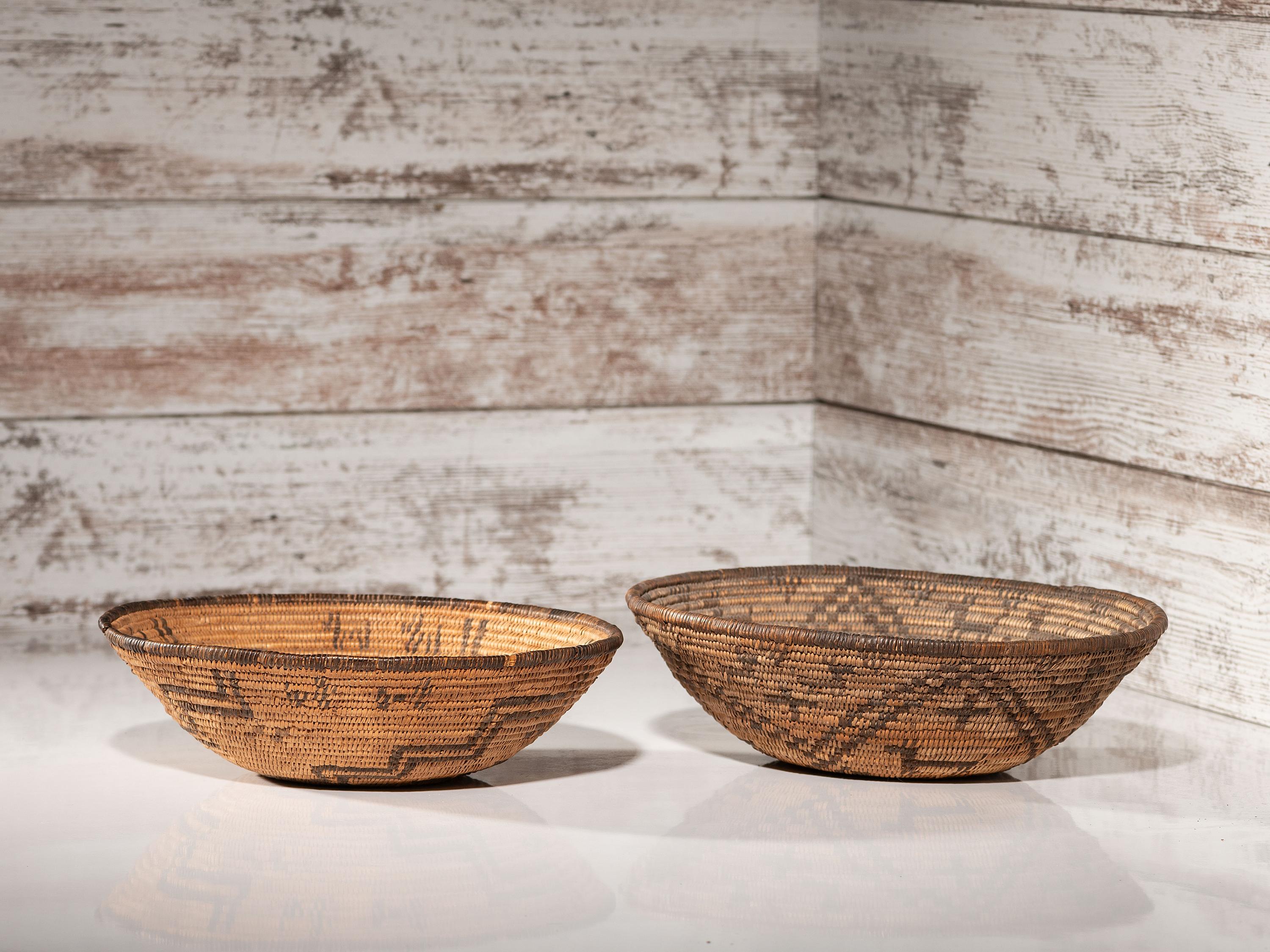 Apache Figural Baskets, with Dogs