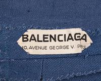 Two Balenciaga Haute Couture Items: One Day Dress, One Pleated Skirt, 1950s