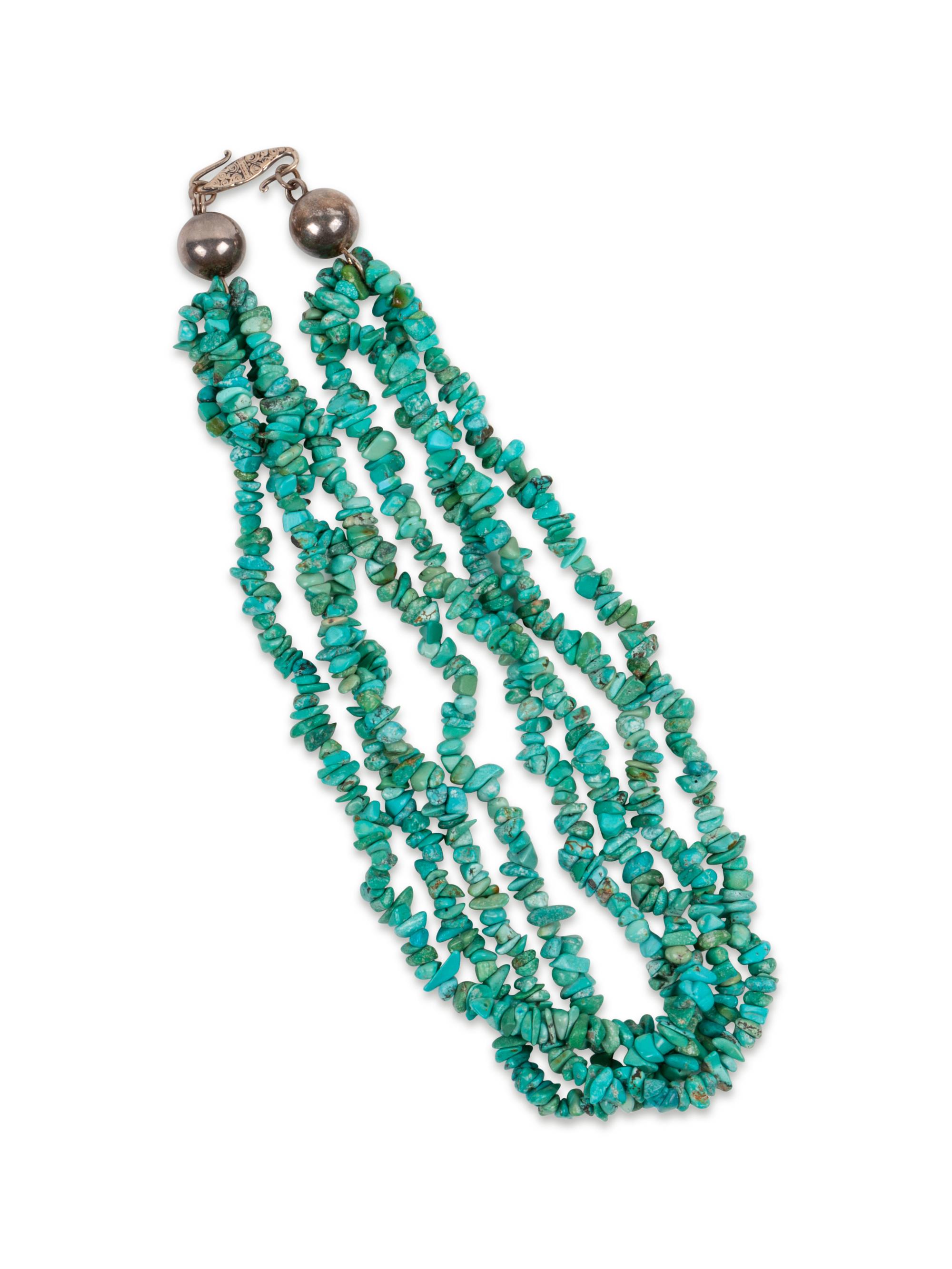 Southwestern Multi-Strand Turquoise Necklace