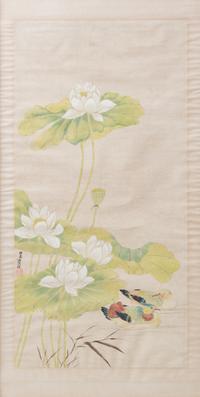Qiqiu Wen, (China, 1862-1941), Lotus and Ducks
