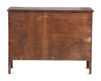 A Country Federal Stained Pine One-Drawer Blanket Chest
