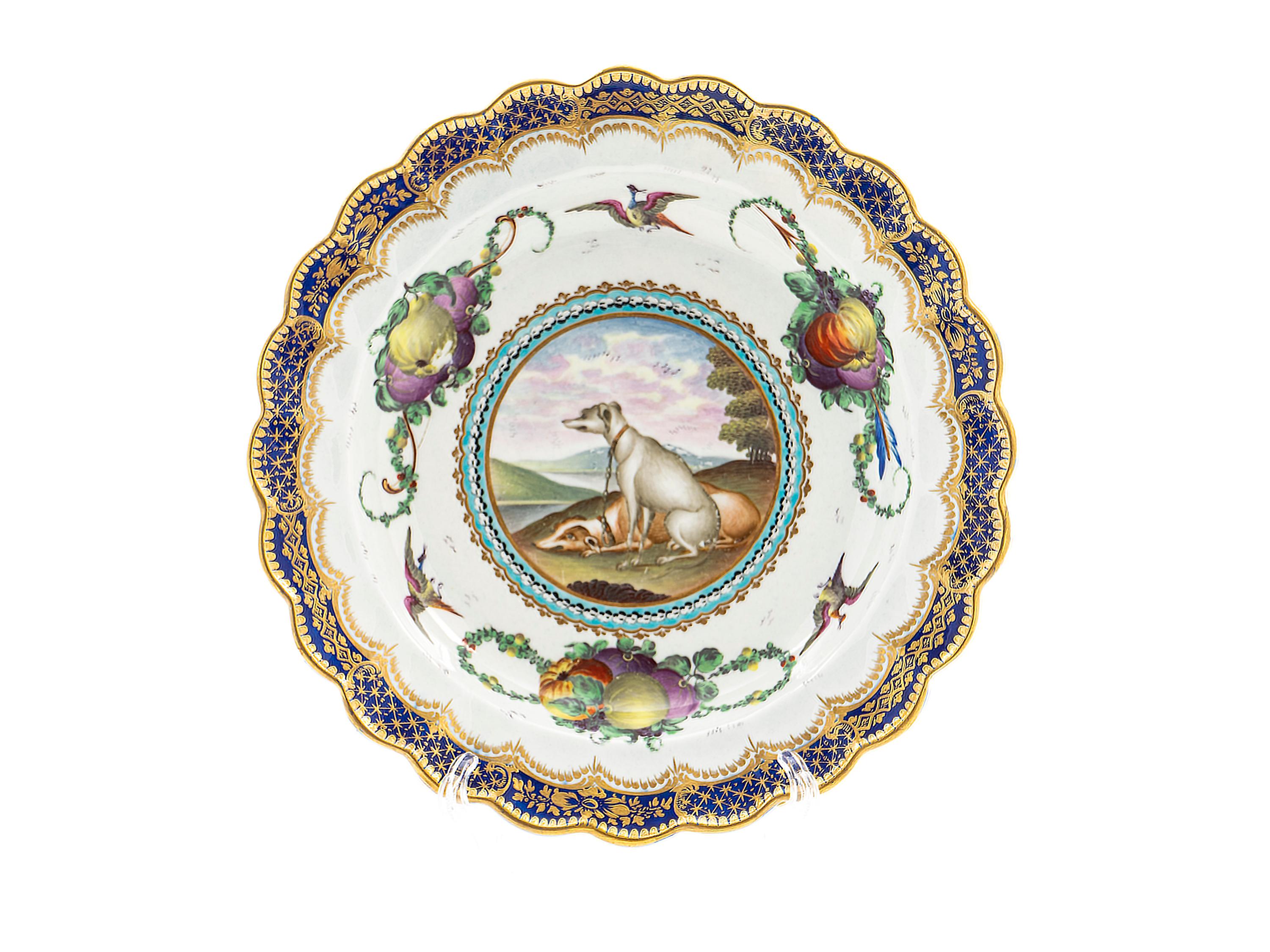 A Dr. Wall Worcester Porcelain Shallow Bowl — C. 1770