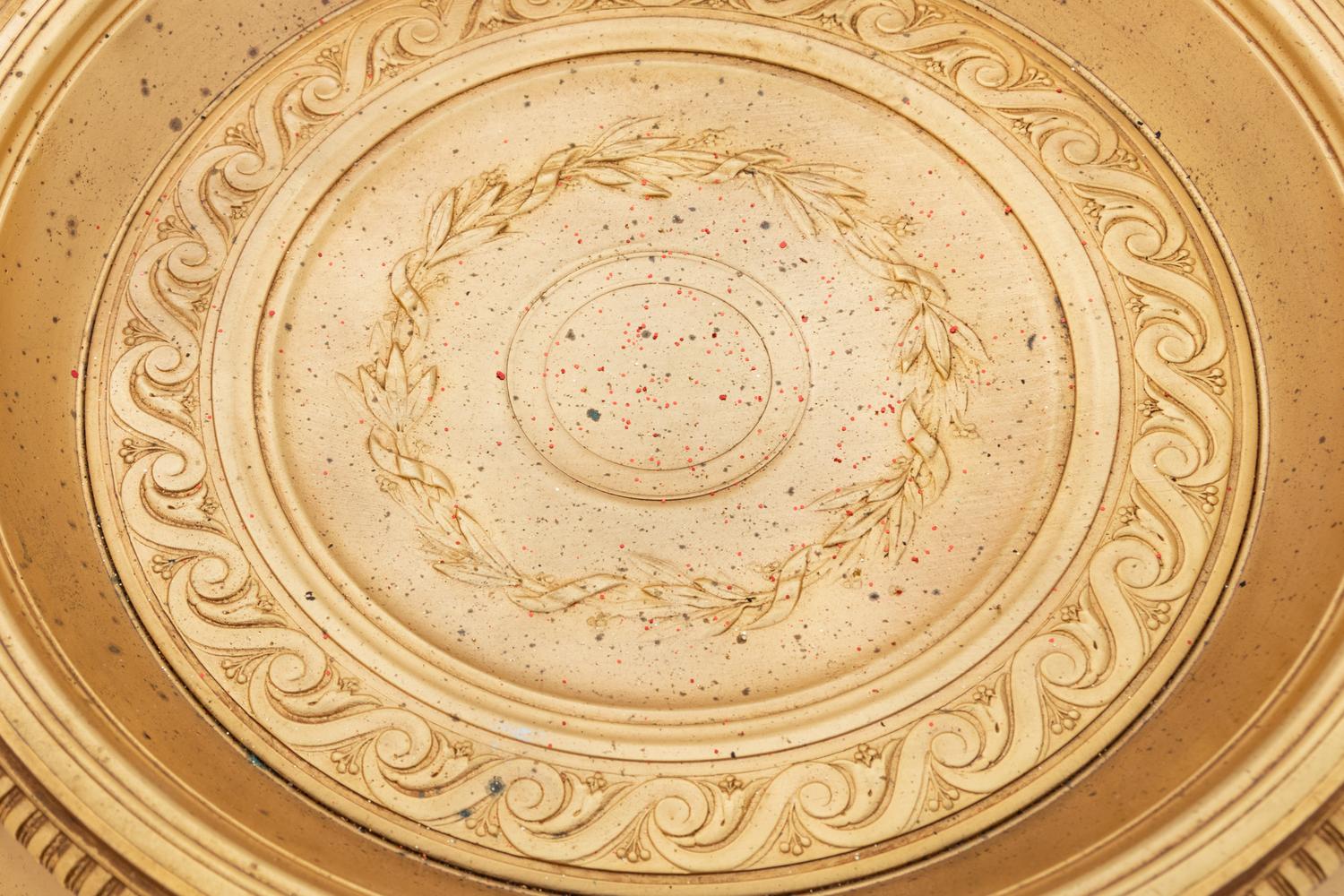 A Continental Gilt Bronze Tazza