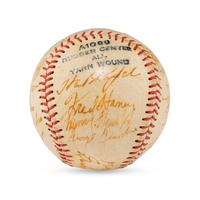1951 Hollywood Stars Team Signed Baseball
