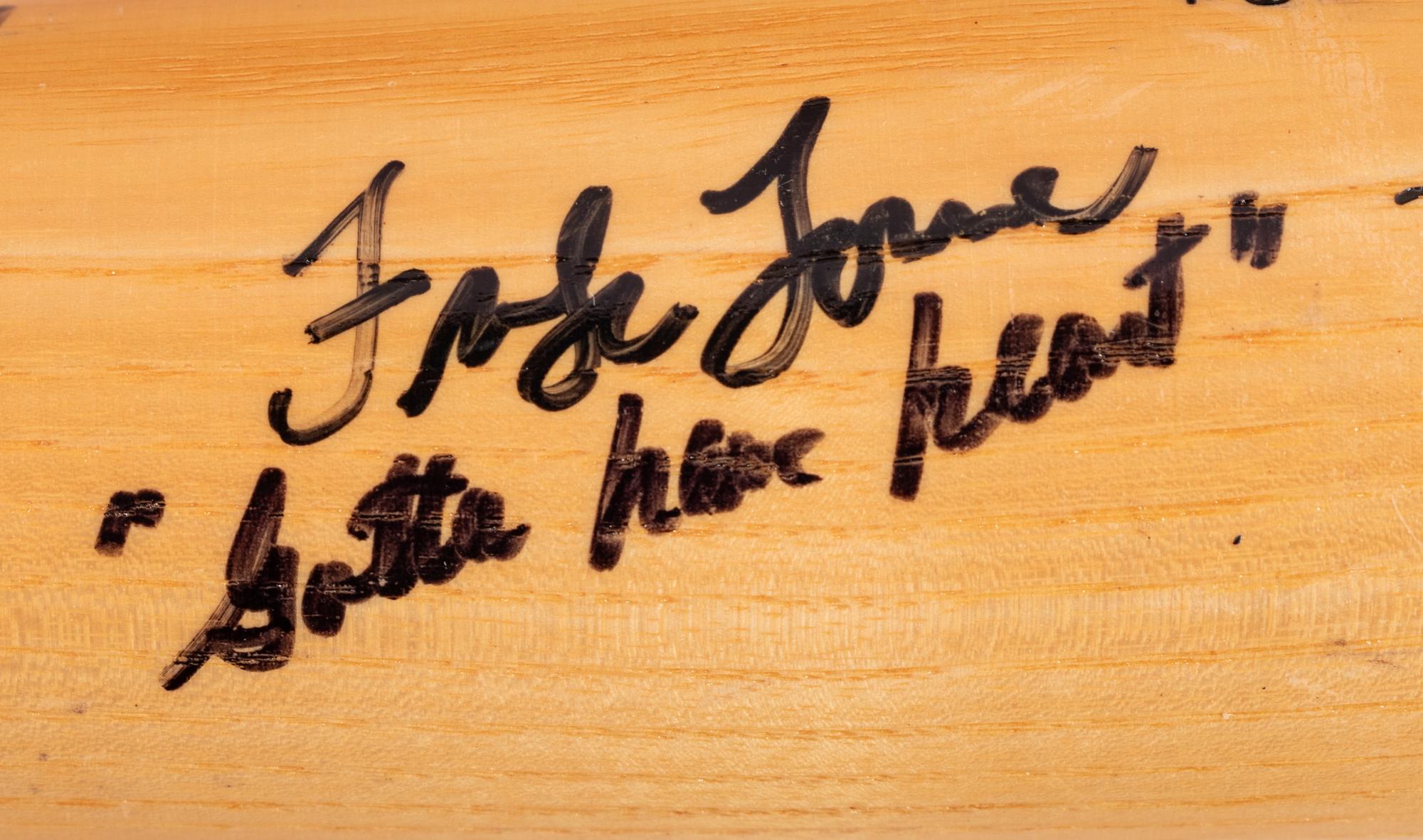 A Group of Baseball Bats Formerly Displayed at Mike Ditka's Restaurant (Including Ken Griffey Jr. and Hank Aaron Signed),