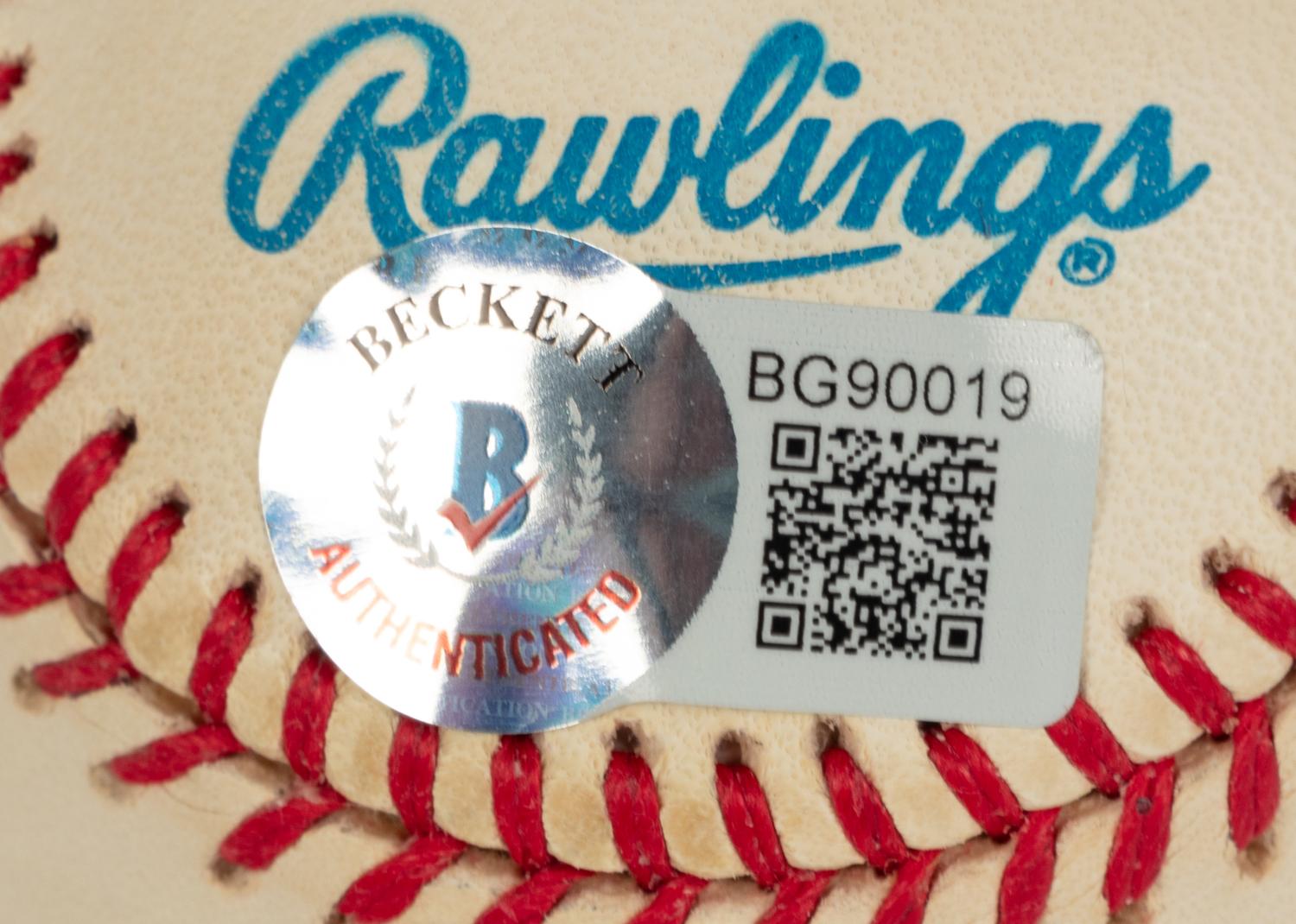 A Group of 16 Hall of Fame Signed Autograph Baseballs (Beckett Authentication Services BAS Certified),