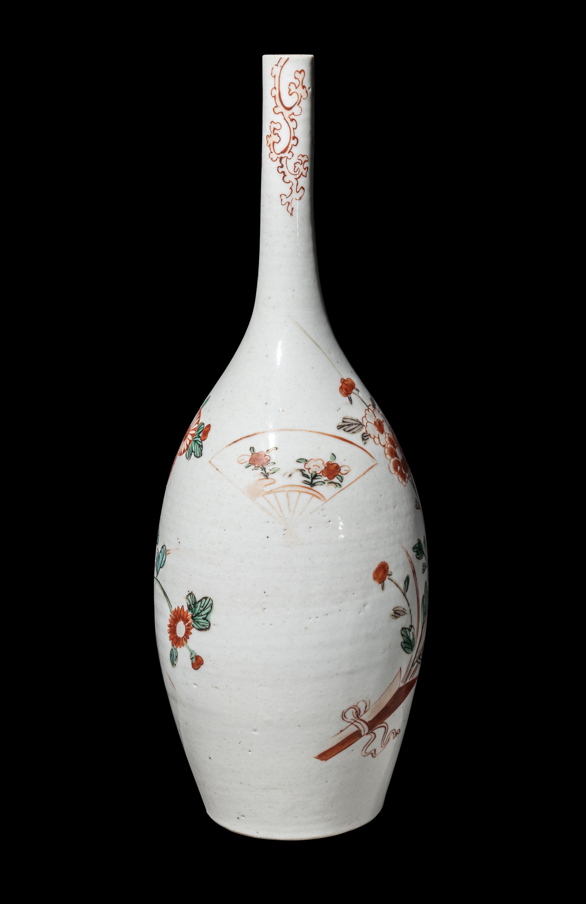 A Japanese Imari Sake Bottle