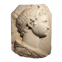 A North Italian Marble Portrait Relief