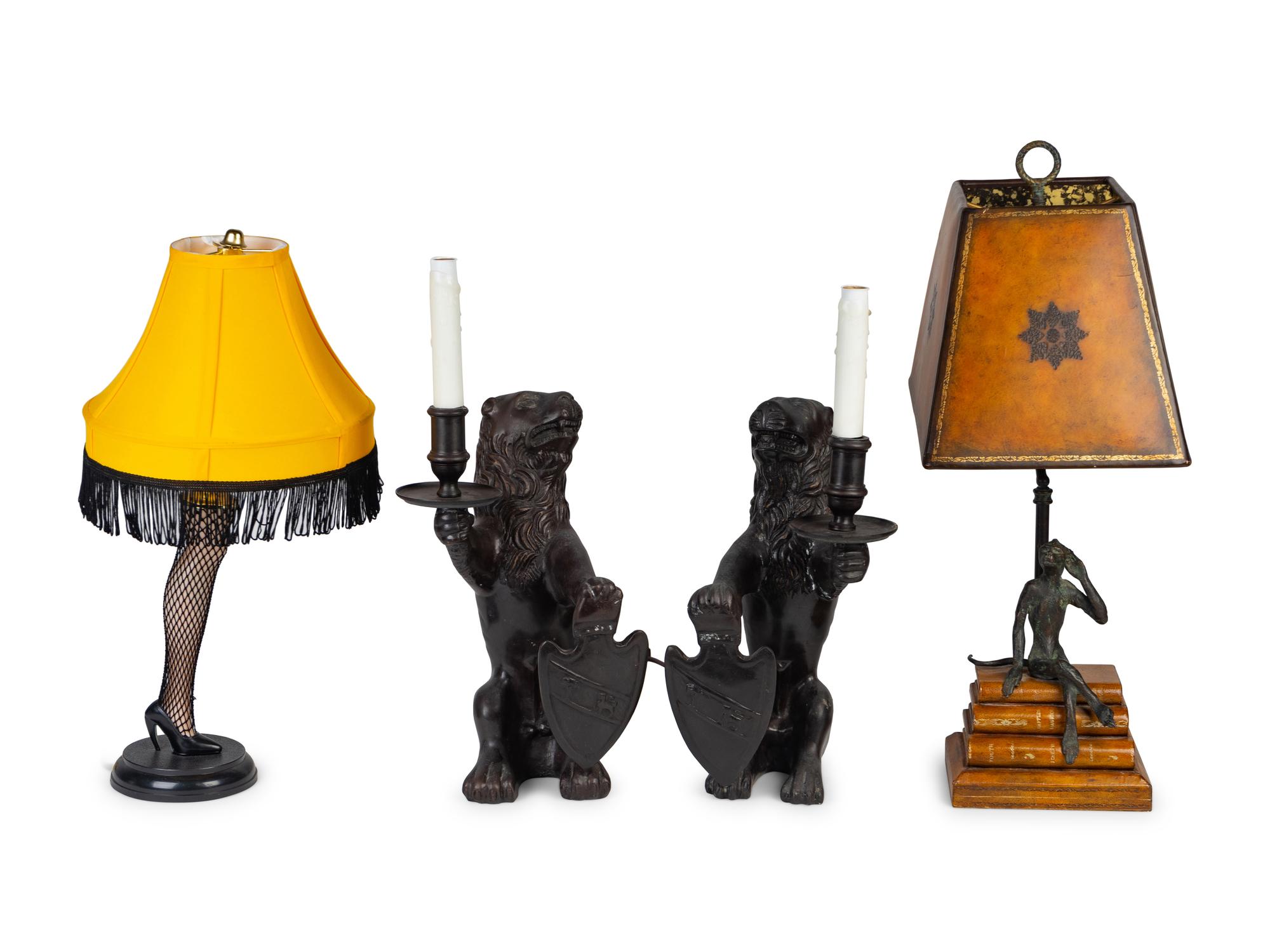 Four Table Lamps