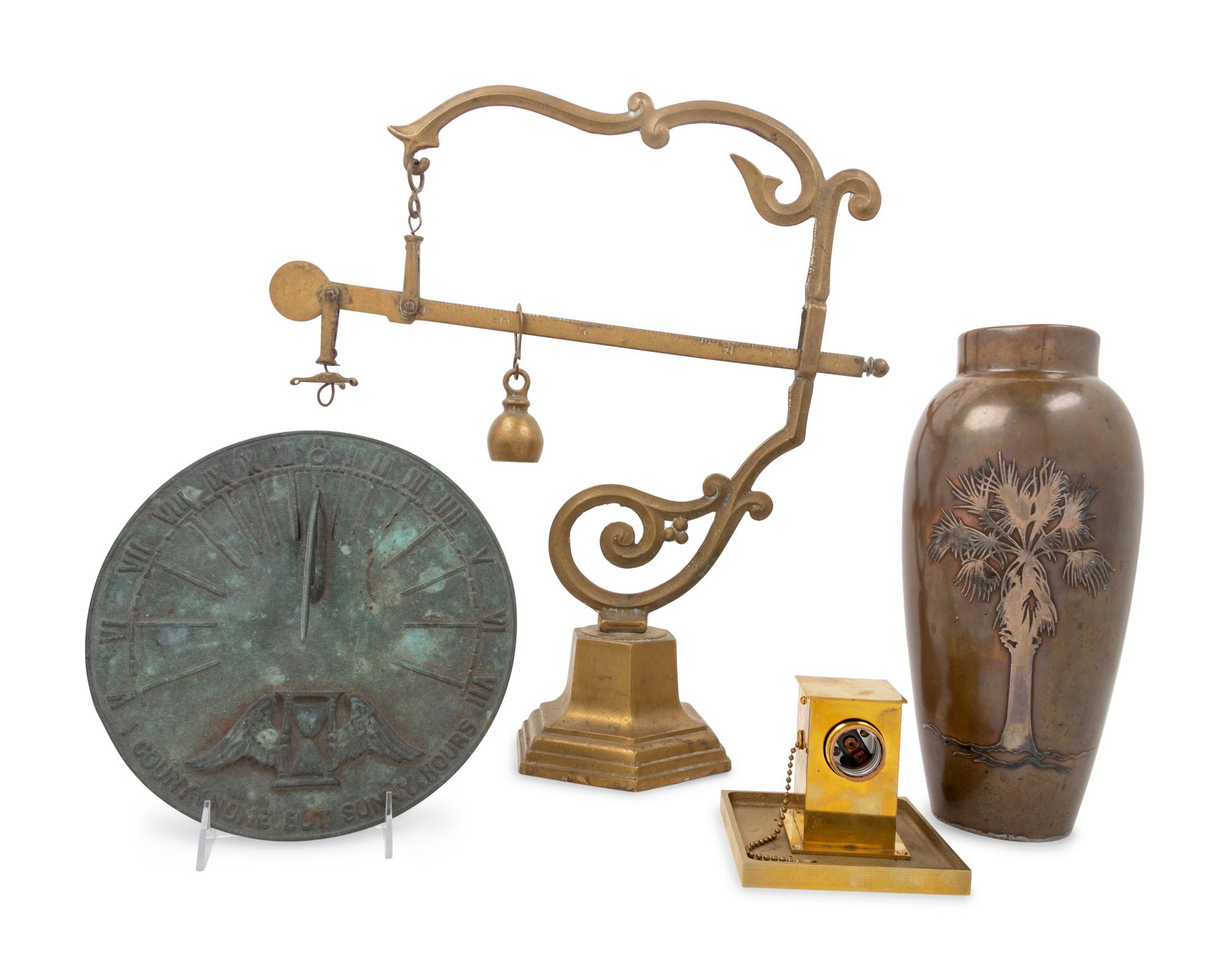 A Collection of Metal Decorative Articles