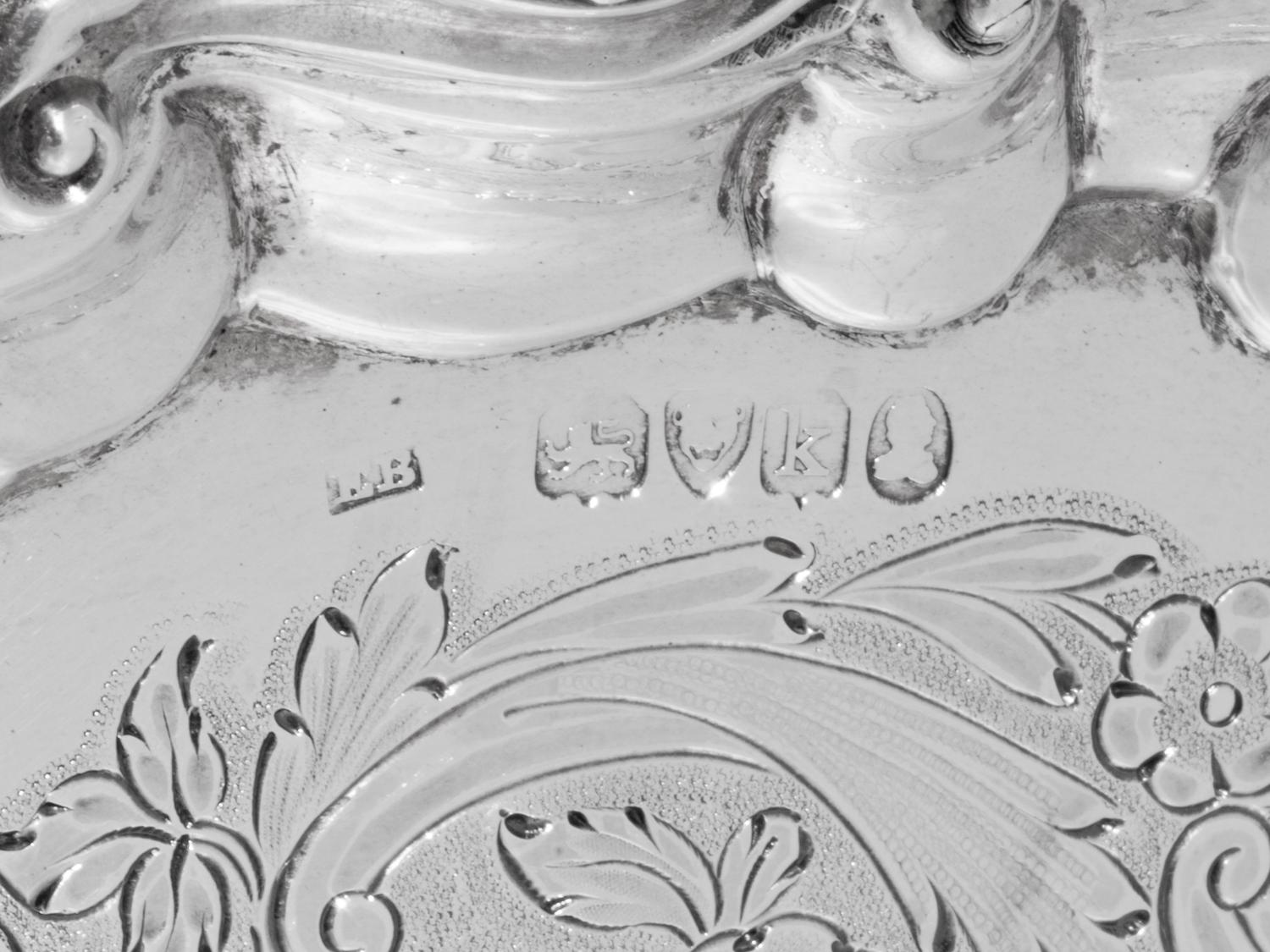 A Pair of George IV Silver Salvers