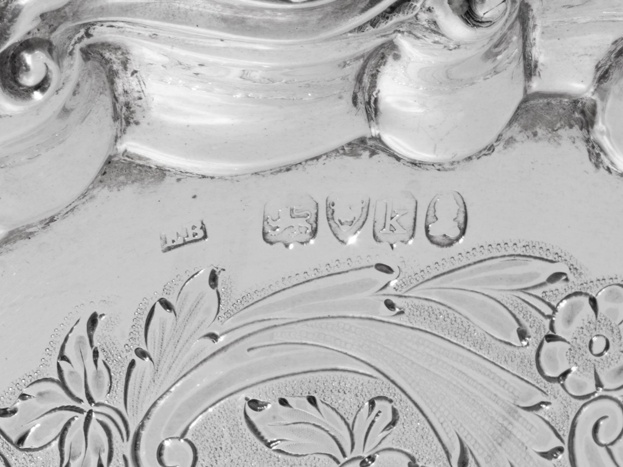 A Pair of George IV Silver Salvers