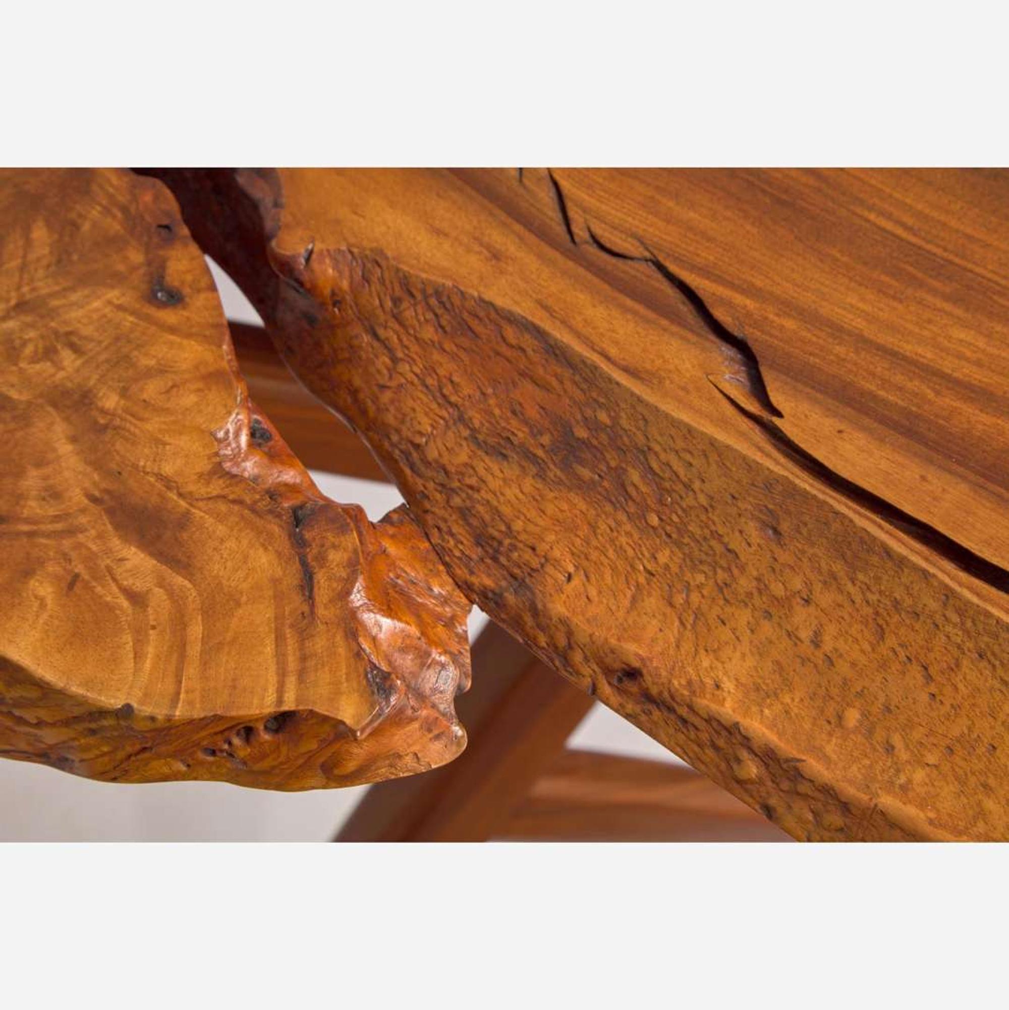 George Nakashima Exceptional English Walnut "Conoid" Desk, New Hope, Pennsylvania, 1972