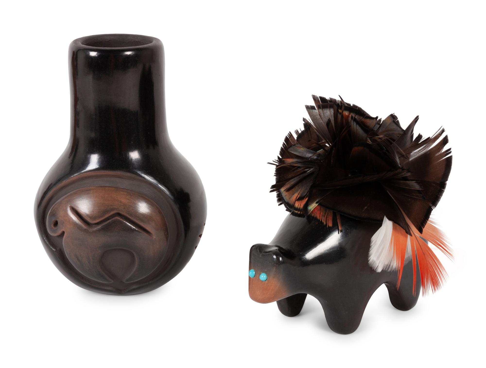 Santa Clara and San Ildefonso Pottery