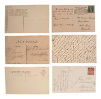 [EARLY PHOTOGRAPHY]. A group of 59 real photo postcards, featuring artfully posed images of women, famous subjects, and genre scenes celebrating romance and the holiday season.