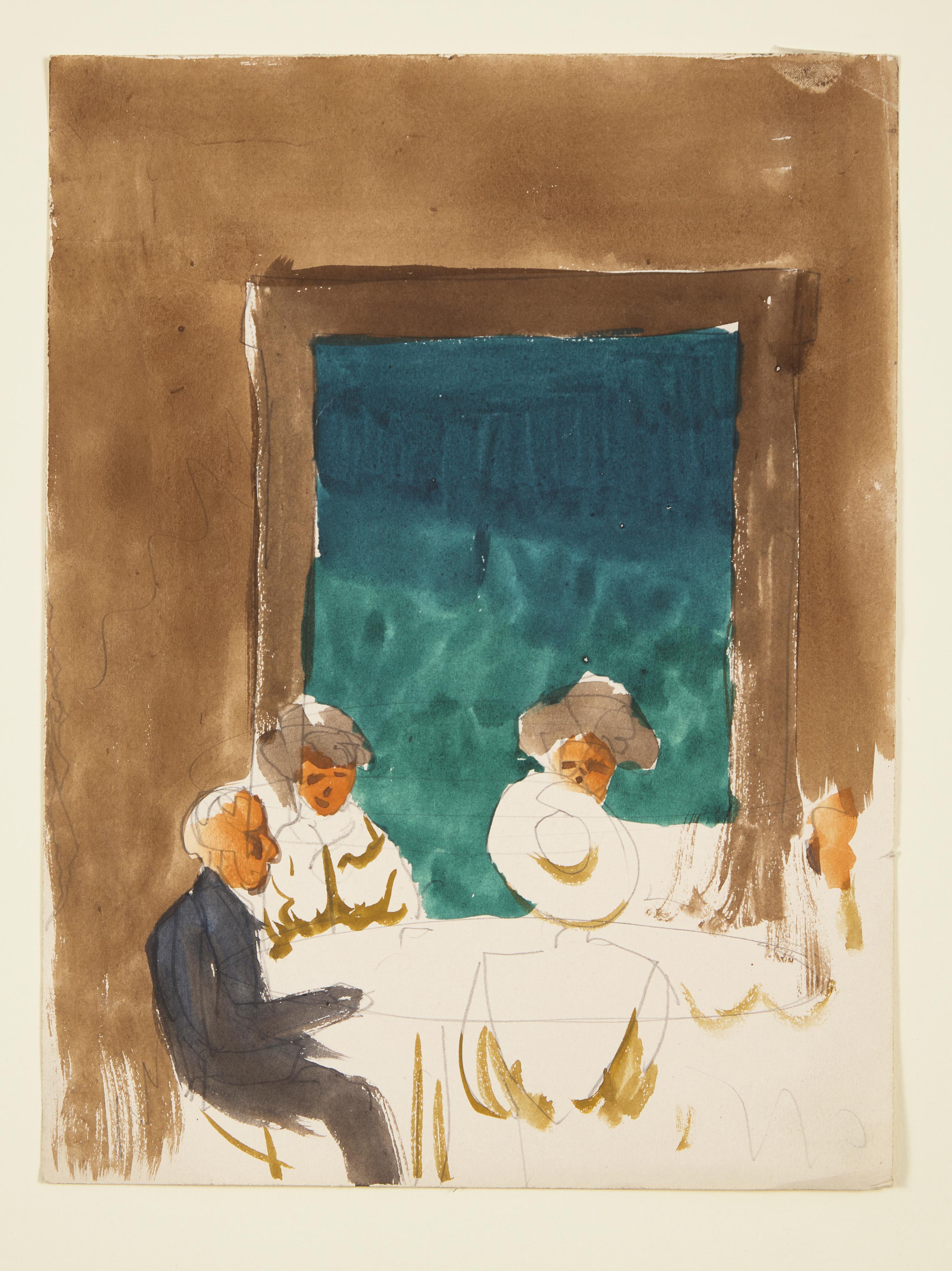 Rainstorm at Dusk (Unfinished), 1916