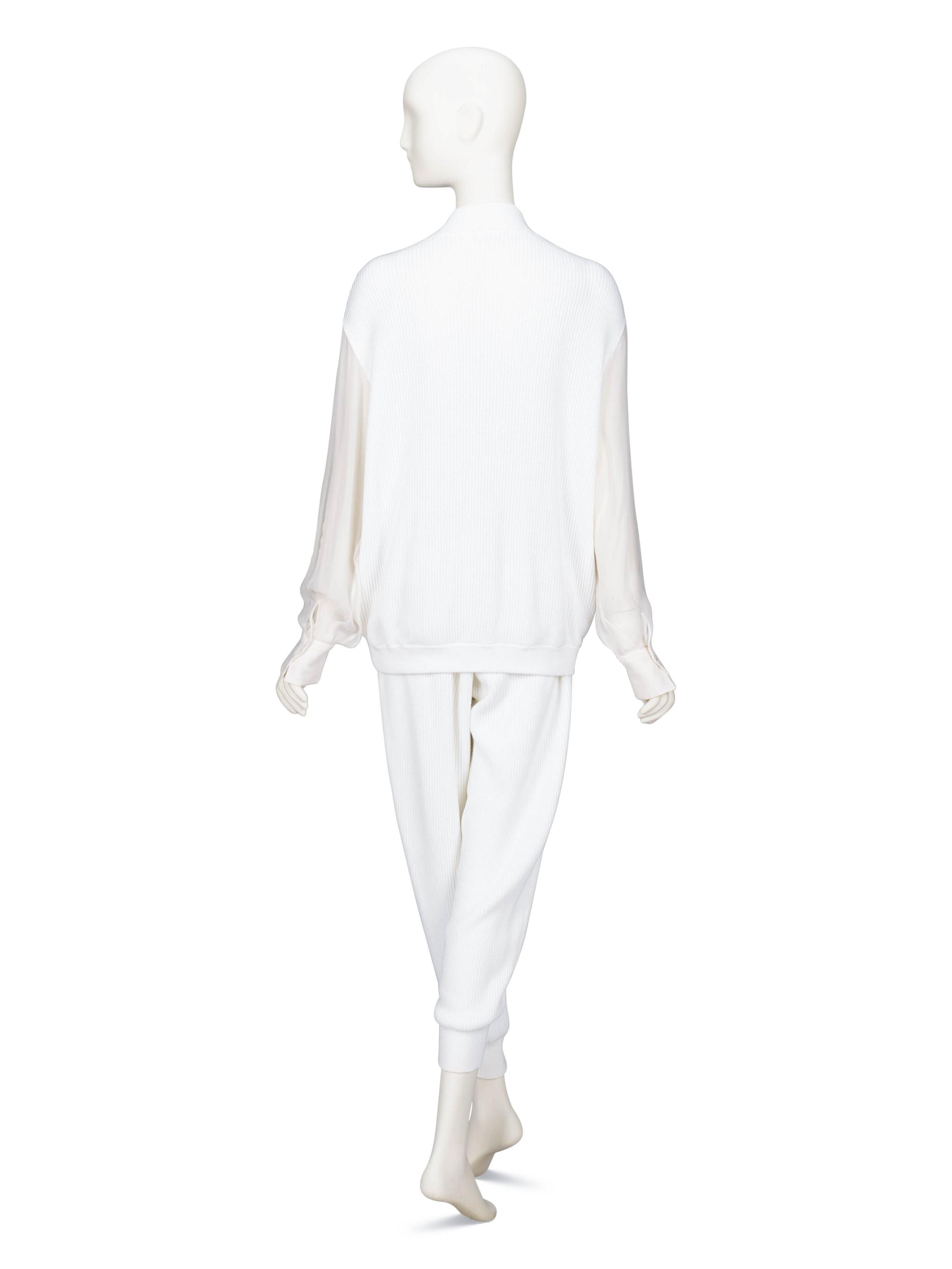 Brunello Cucinelli, Knit Jacket & Pant Ensemble