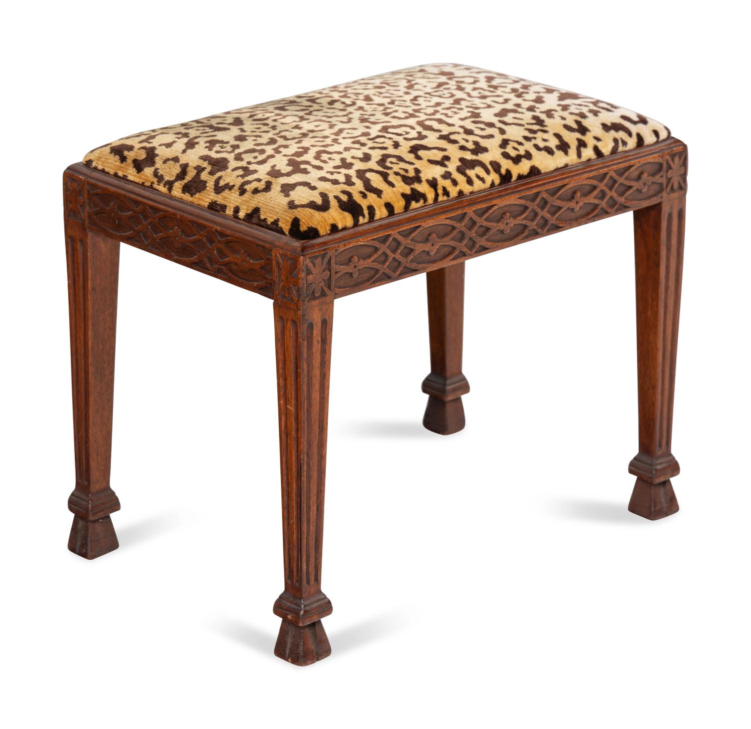 A George III Style Mahogany Footstool