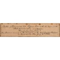 Exceptional William Henry Harrison 1840 Great Harrison BBQ Folk Art Campaign Banner