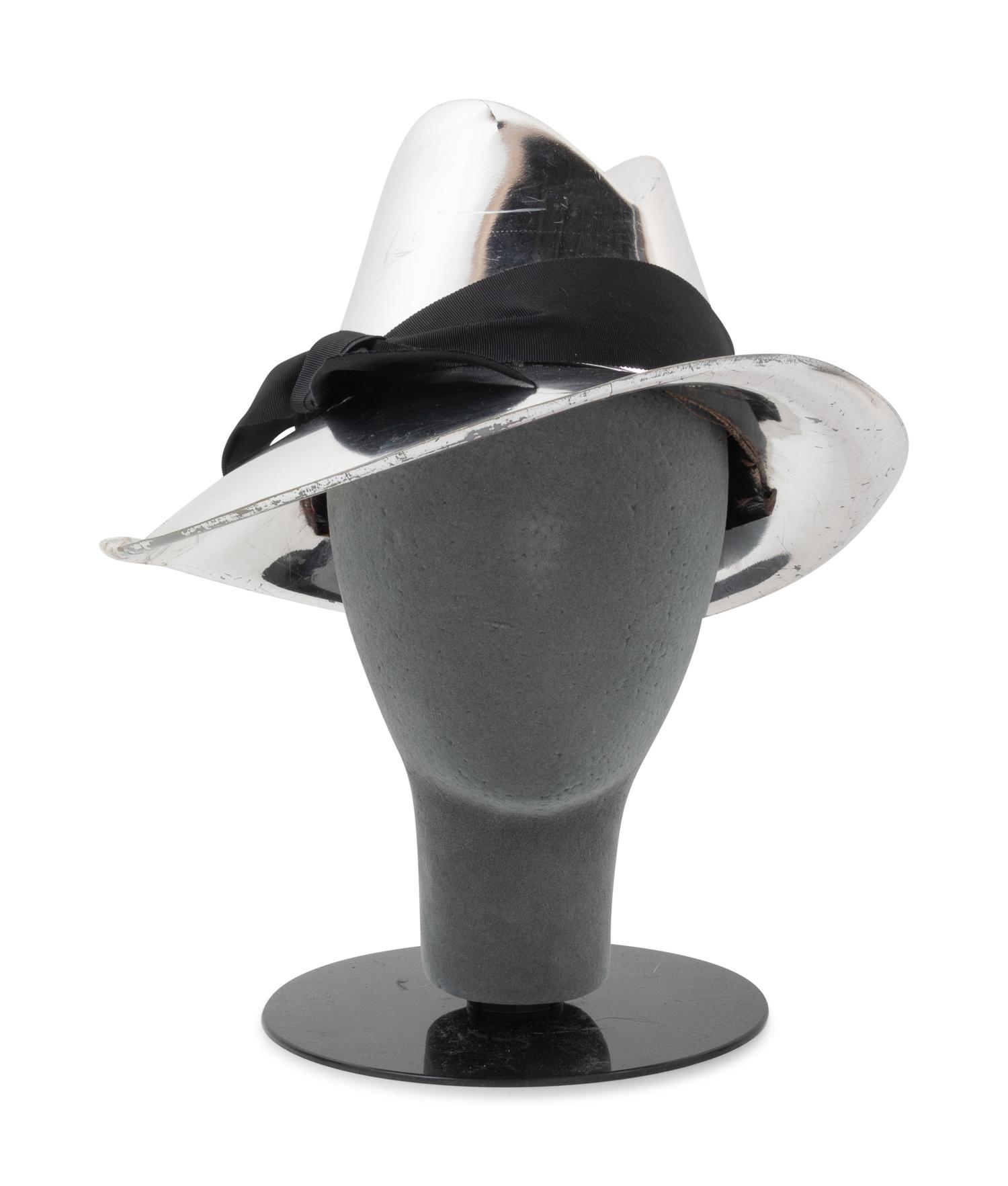 12 Assorted Hats and a Pair of Feathered Cuffs, 1970-2000s