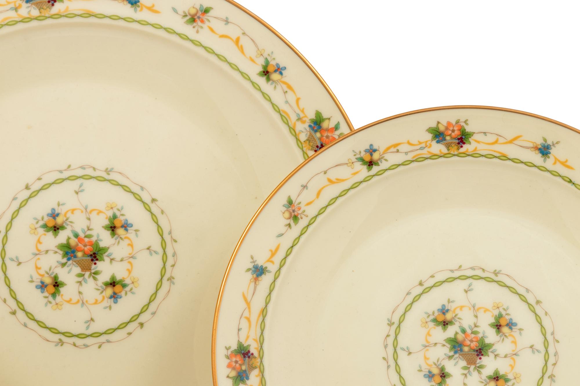 A Noritake Normandy Porcelain Dinner Service