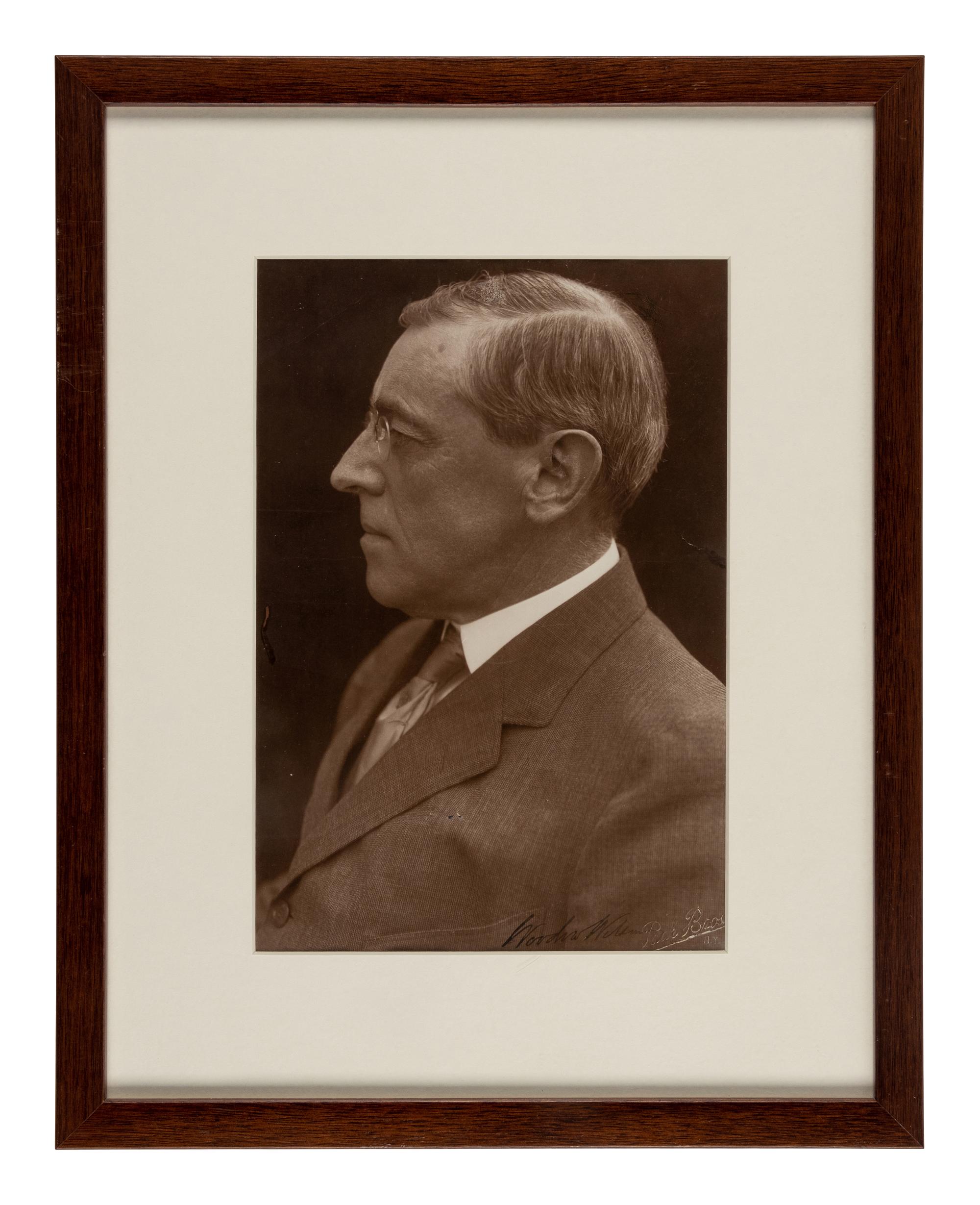 [PRESIDENTS]. A group of presidentially-signed letters and photographs, comprising: