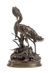 After Jules Moigniez, (French, 1835-1894), Aigrette