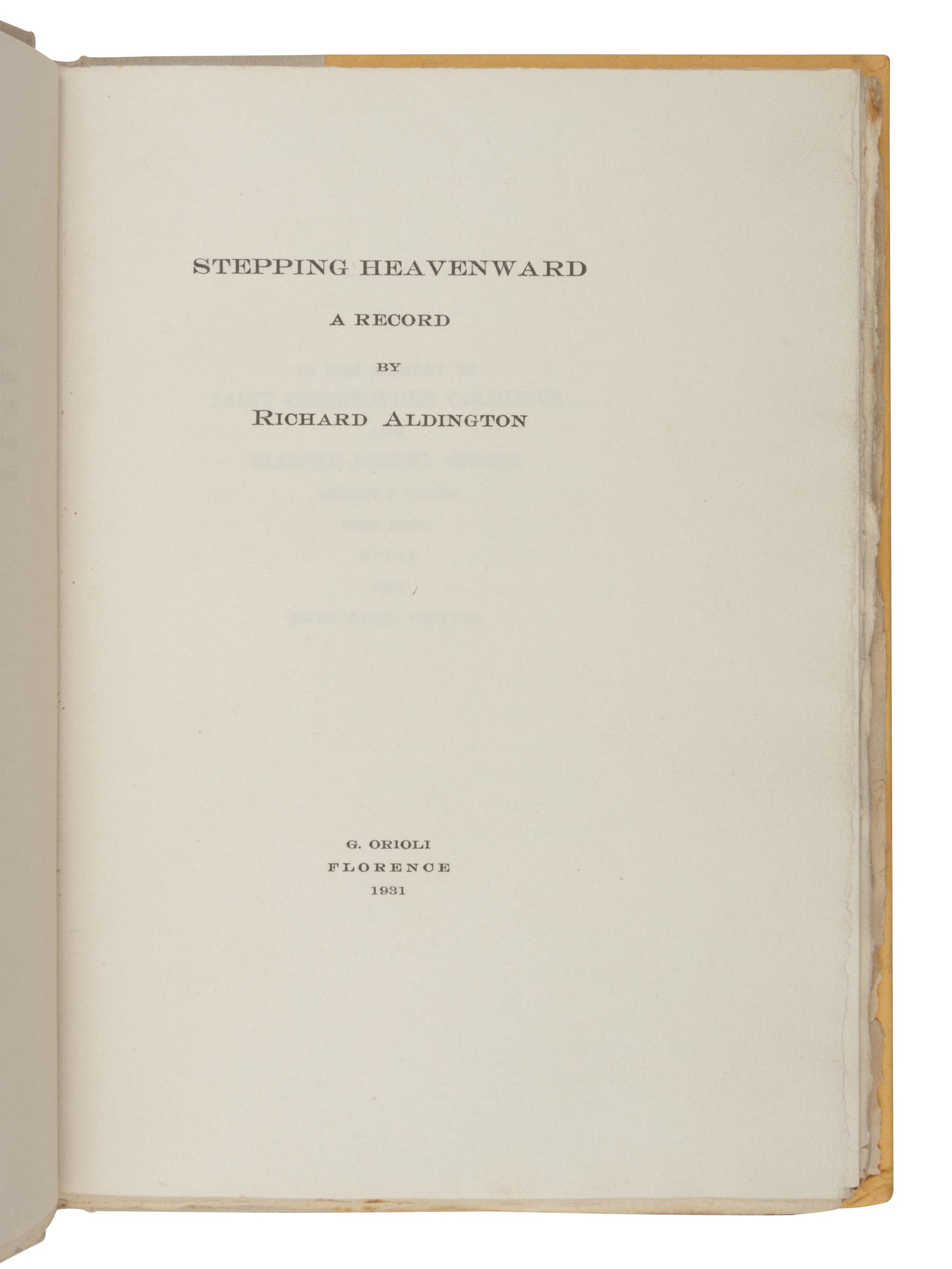 [FINE PRESS]. A group of 8 works, including: