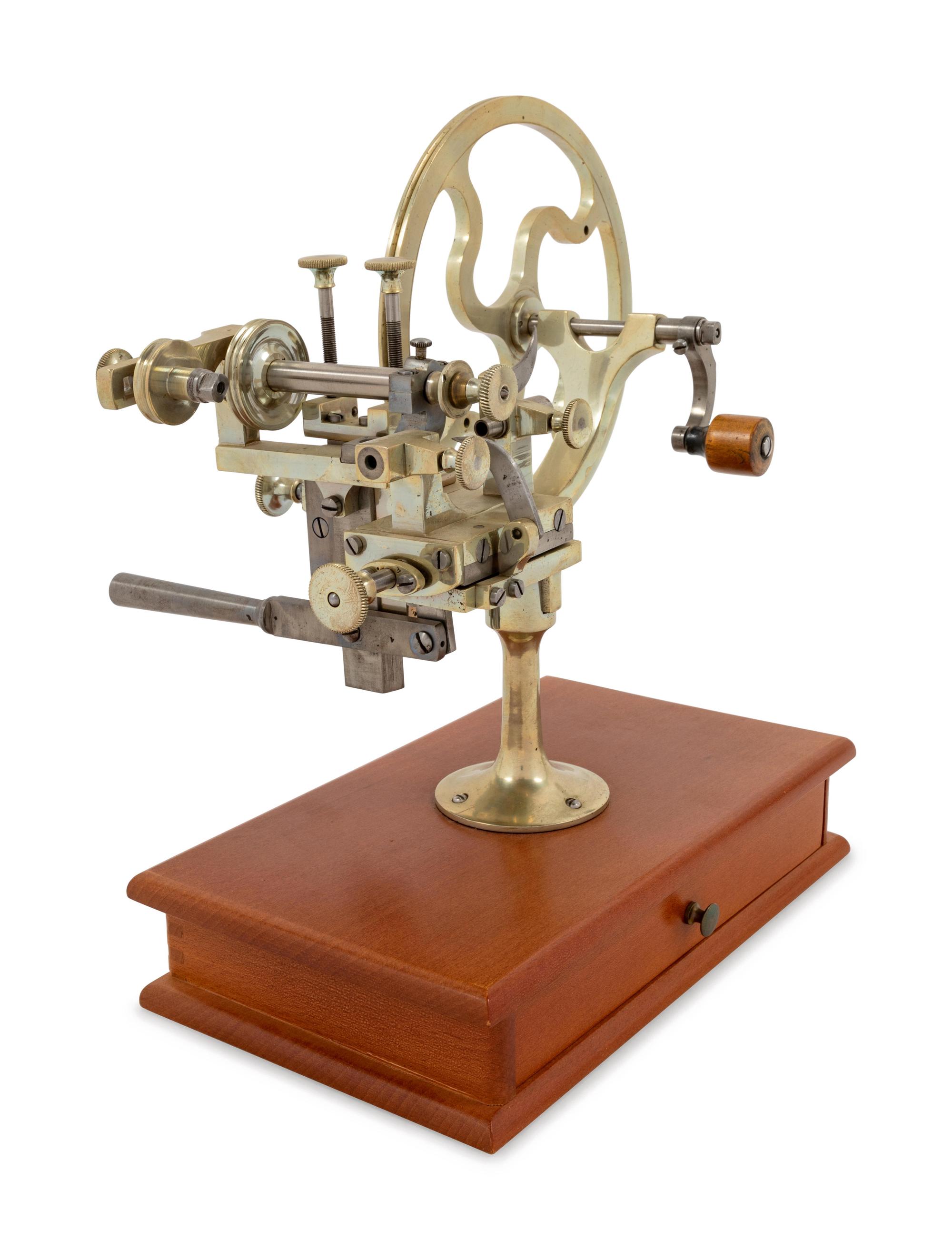 A Nickel Plated Watch Maker's Rounding Up Tool — First Half 20th Century