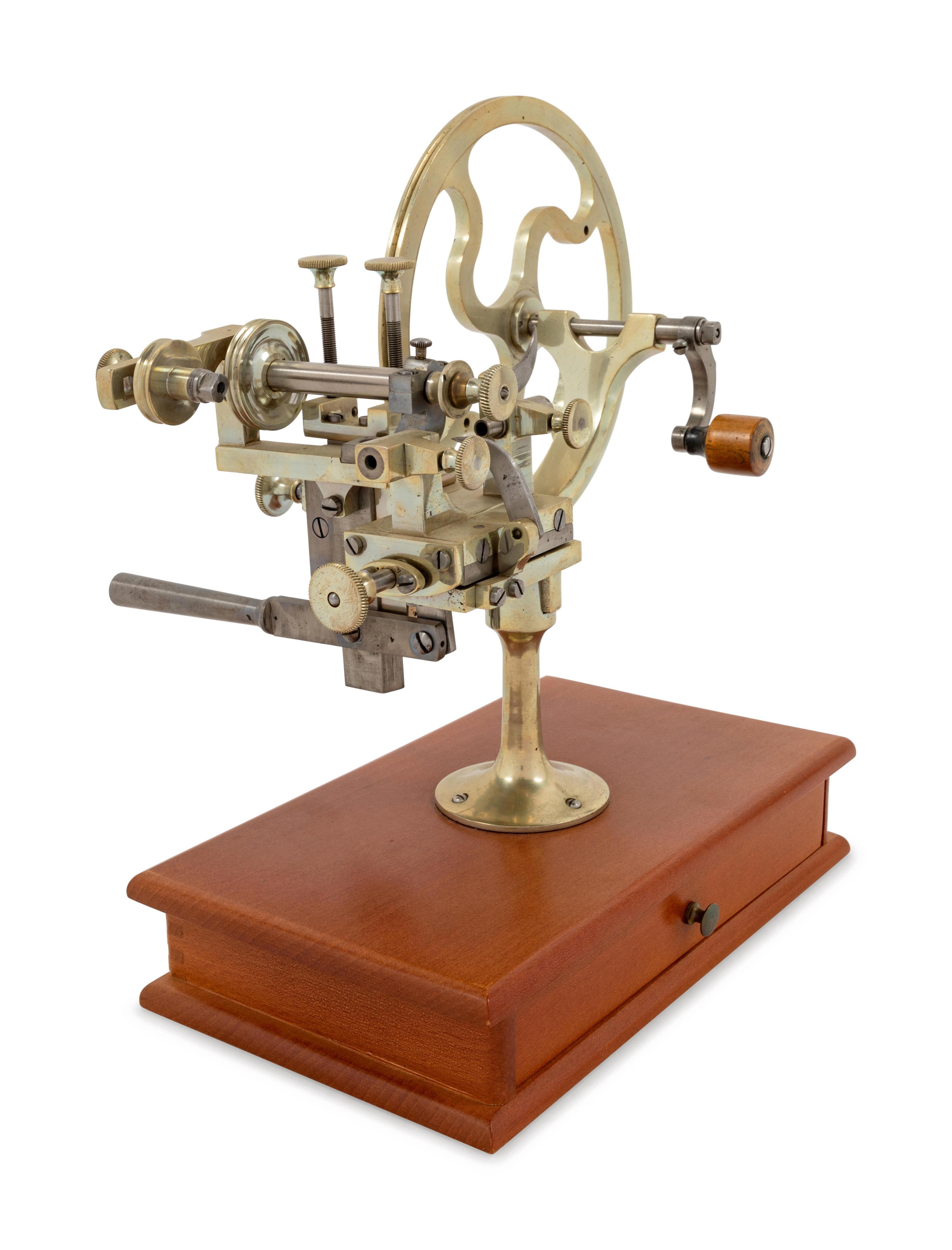 A Nickel Plated Watch Maker's Rounding Up Tool — First Half 20th Century