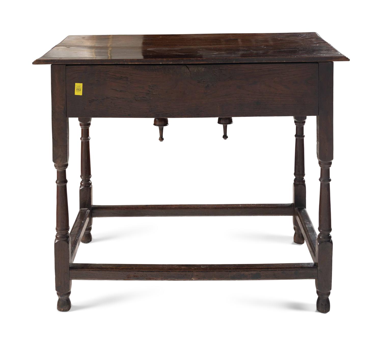 A William and Mary Oak Side Table