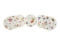 A Set of Seven Herend Porcelain Soup Bowls