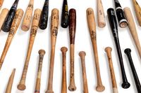 A Group of 53 Game Used Baseball Bats,