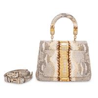 Christian Dior, Top Handle Flap Bag in Python